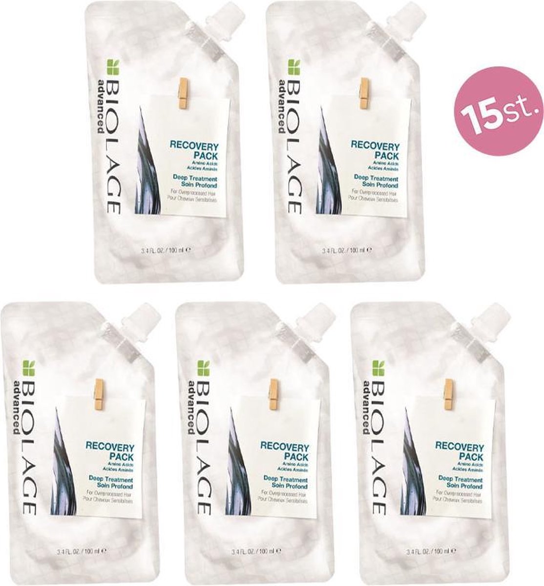15X Matrix Biolage Deep Treatment Recovery Pack 100ml
