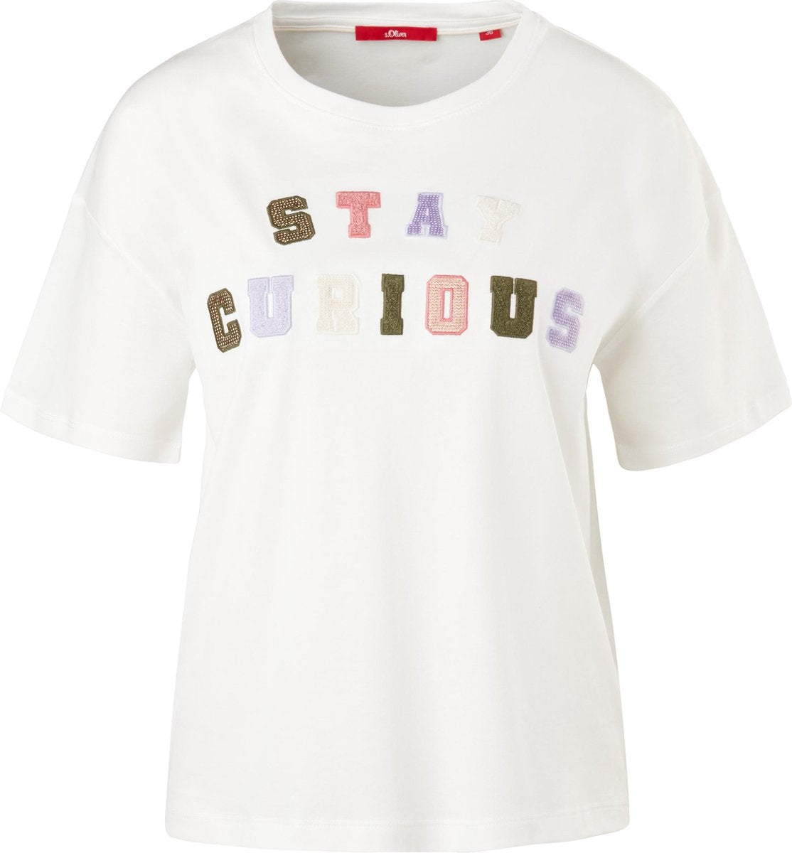 s.Oliver Dames T-shirt - Maat M (38)