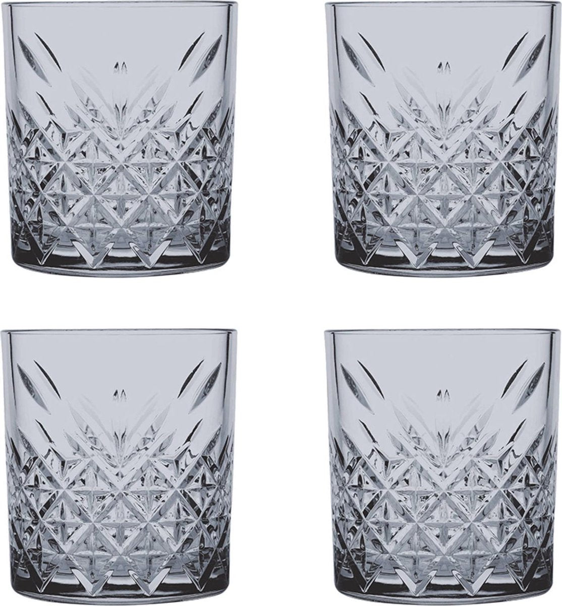 Pasabahce Waterglas Timeless 35.5 cl Grijs 4 stuk(s)