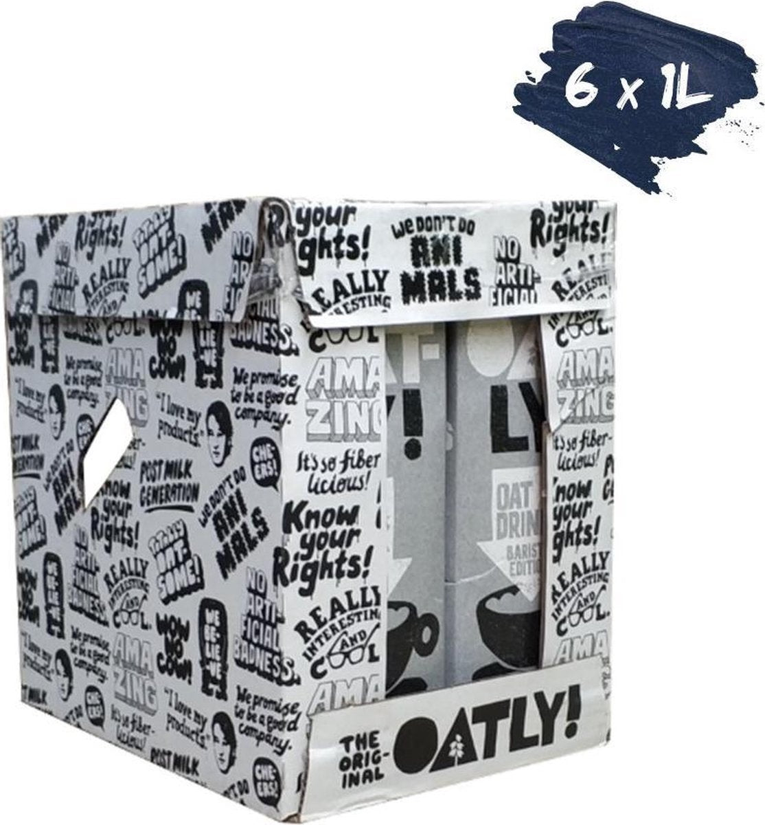 Haver barista editie OATLY! 6 x pak 1 L