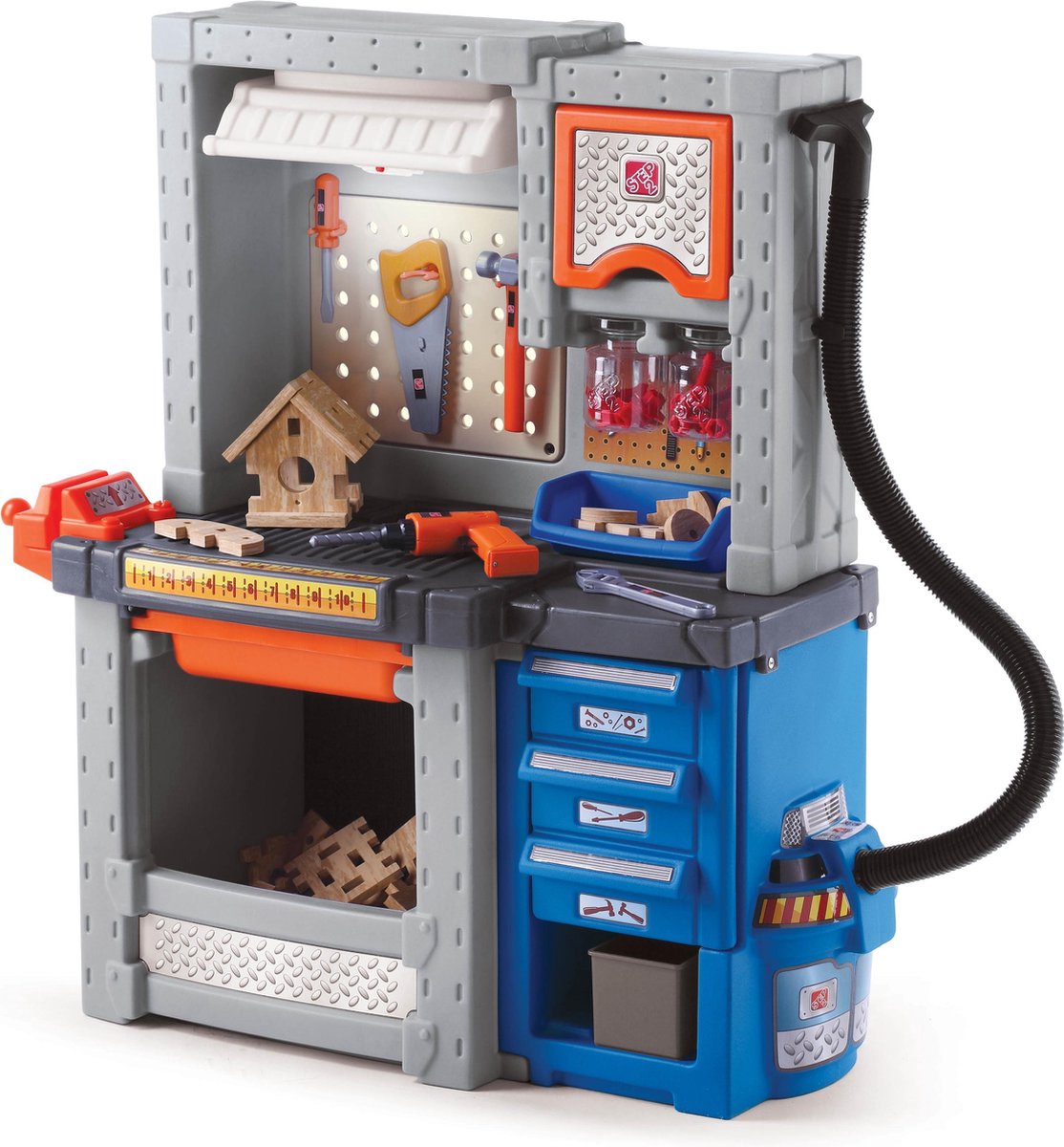 Step 2 kindermeubel - Werkplaats - Klusjesman of vrouw - 50 pcs - Kunststof - Inclusief stoepkrijt