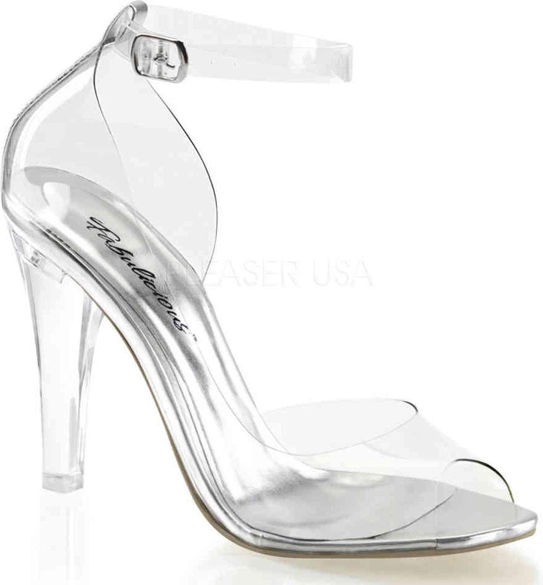 Fabulicious Hoge hakken -37 Shoes- CLEARLY-430 US 7 Transparant