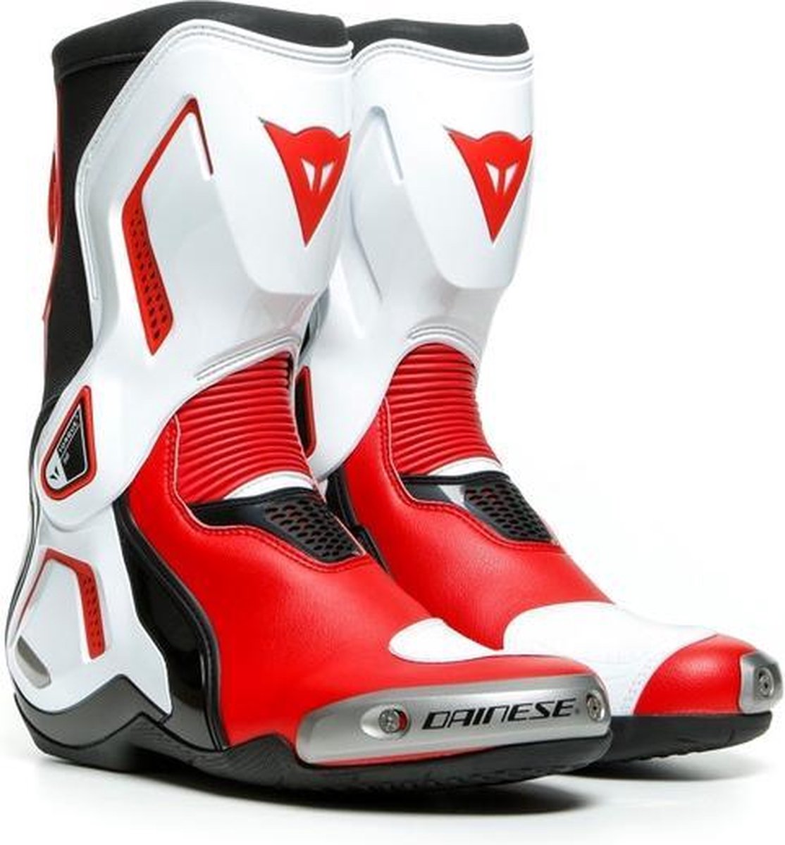Dainese Torque 3 Out Black White Lava Red Motorcycle Boots 40