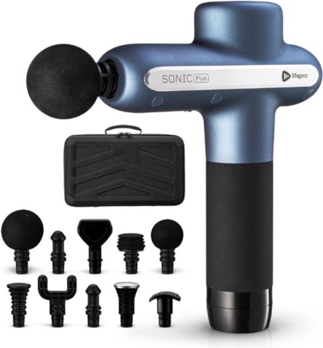 REGENTECH Sonic Pro Massage Gun - Smart Massage Apparaat - 10 Massage Koppen
