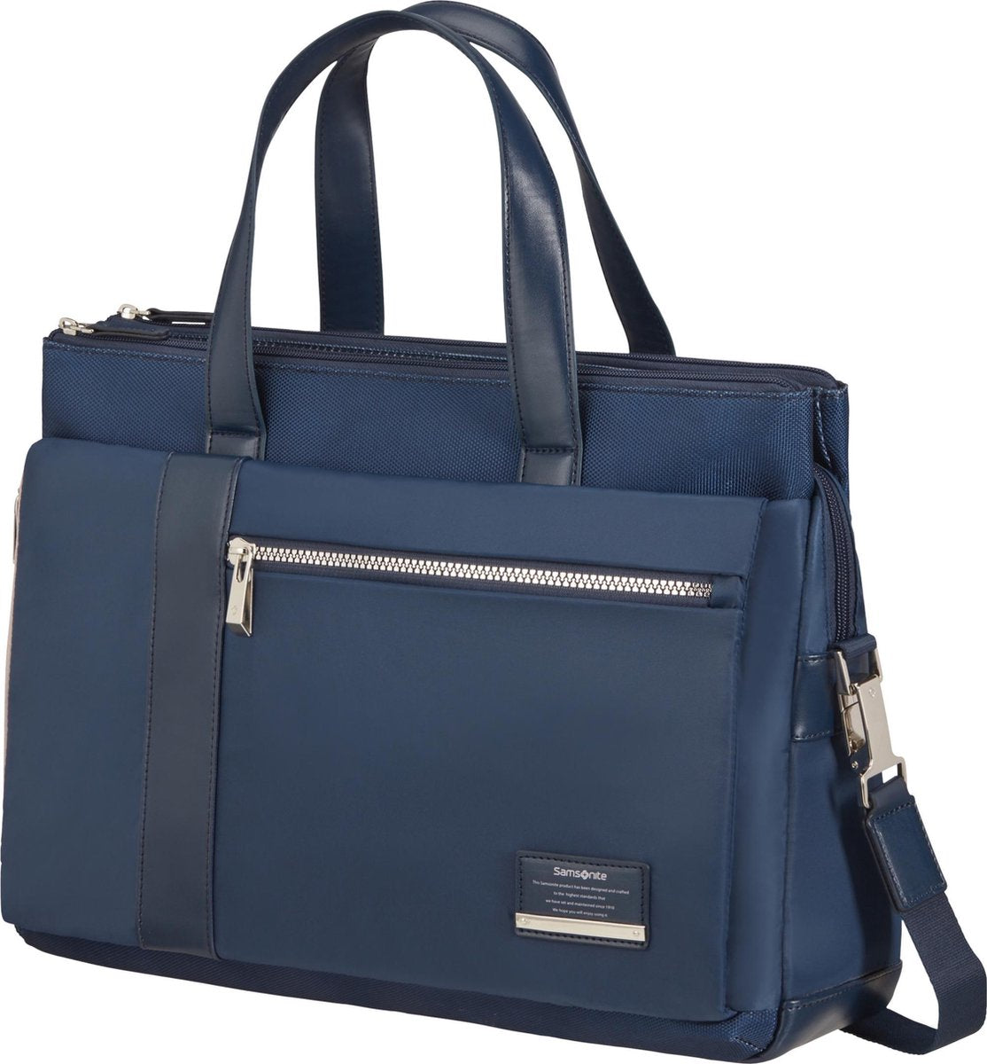 Samsonite Laptopschoudertas - Openroad Chic Org Bailhandle 14.1 inch Midnight Blue