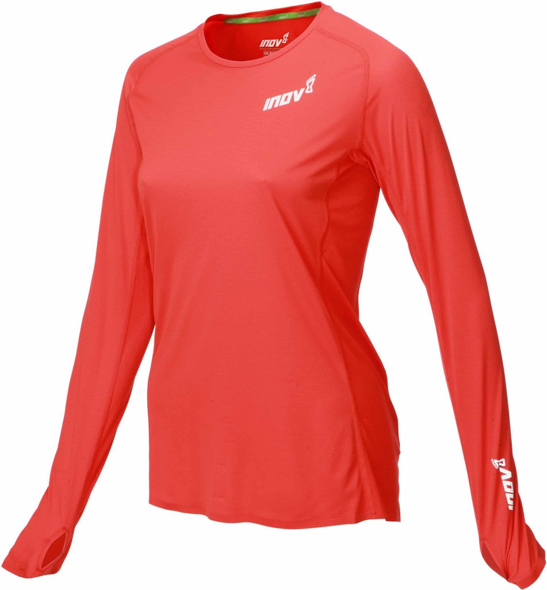 Inov-8 Long Sleeve Lm Base Elite Dames Polyester Rood Mt 40