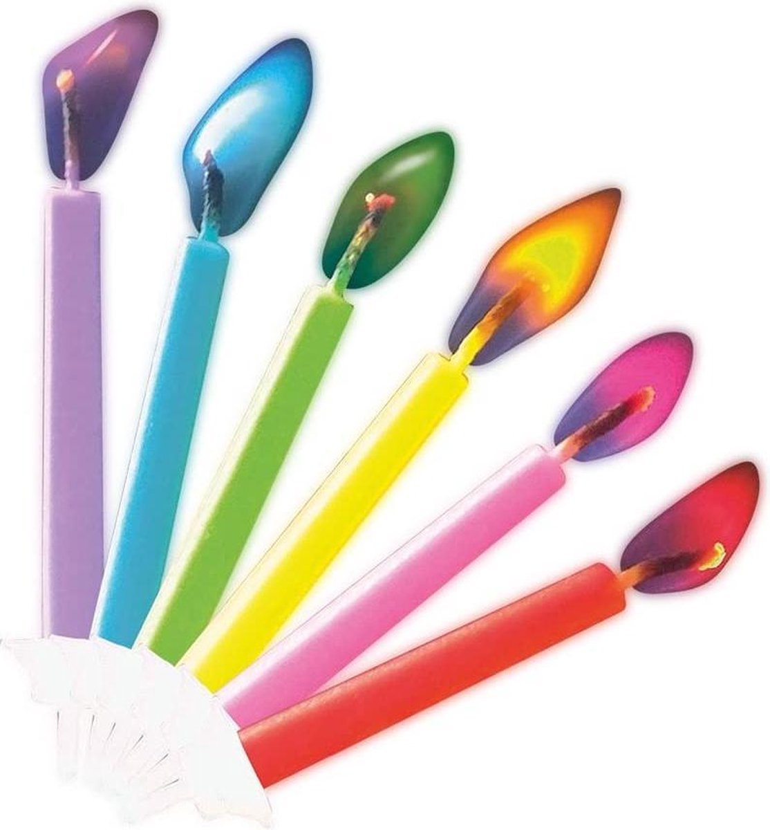 Tib Verjaardagskaarsen Gekleurd 6 Cm Wax 12 Stuks