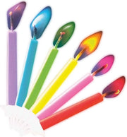 Tib Verjaardagskaarsen Gekleurd 6 Cm Wax 12 Stuks