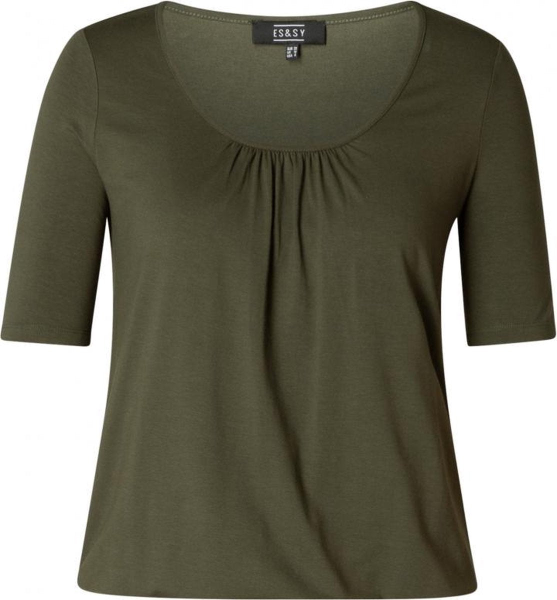 ES&SY Urmila Top - Army - maat 40
