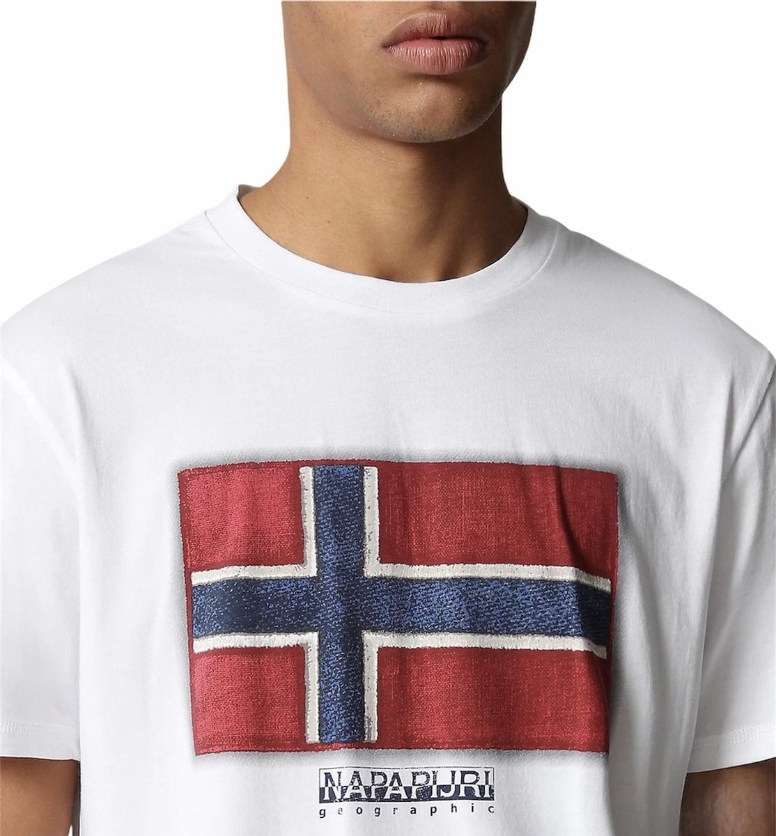 Napapijri T-shirt Ronde Hals Sirol Wit (NP0A4F9R - 0021)