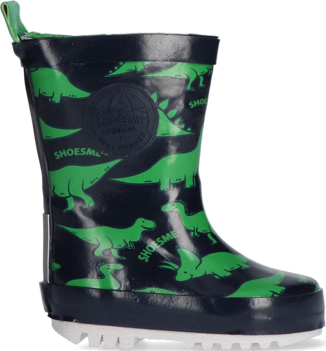 Shoesme Jongens Rubber laarzen - Blue dino print - Maat 22