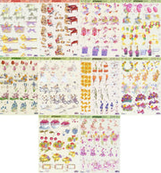 10x 3DA4 Knipvellen - Voor elk wat wils - Maak prachtige kaarten of scrapbook