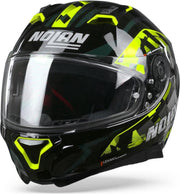 Nolan N87 Venator 90 Glossy Black Yellow Anthracite Integraalhelm - Motorhelm - Maat XXL