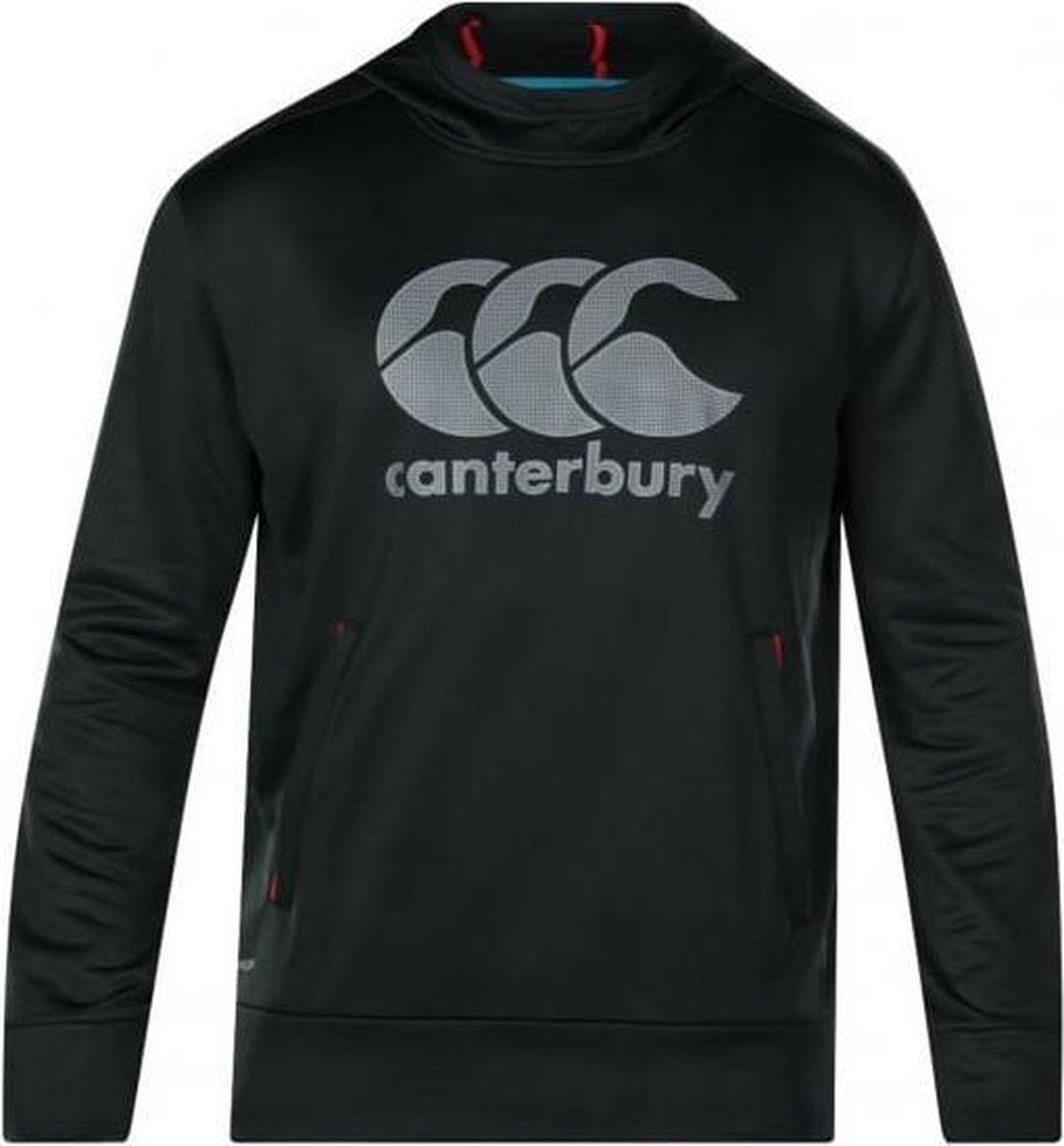 Canterbury Hoodie Vapodri Heren Polyester Zwart Maat M
