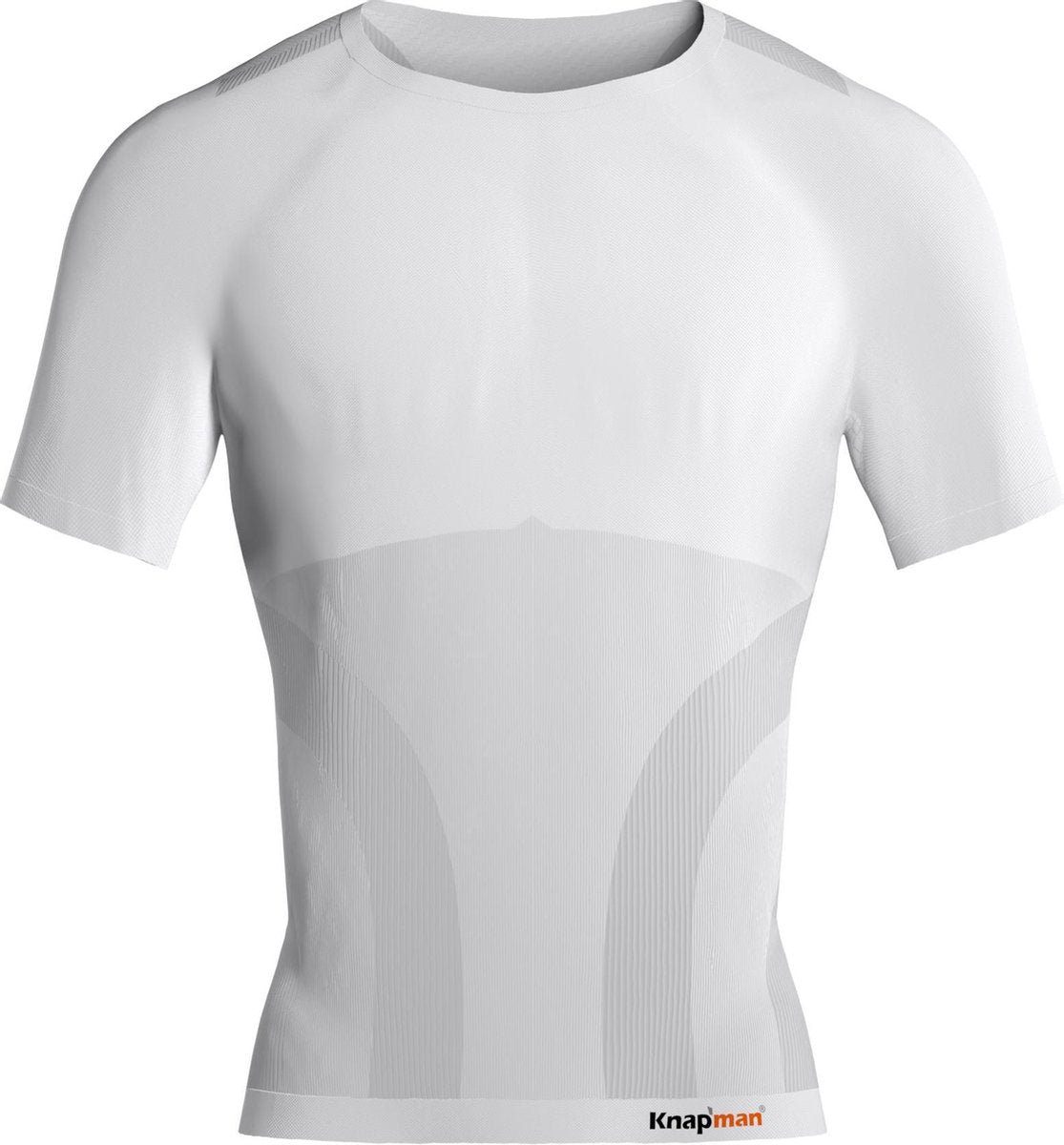 Knap'man Pro Performance Baselayer Shirt Short Sleeve Wit | Maat XXL