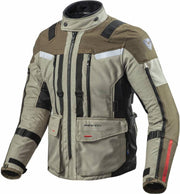 REV'IT! Sand 3 Sand Black Textile Motorcycle Jacket L