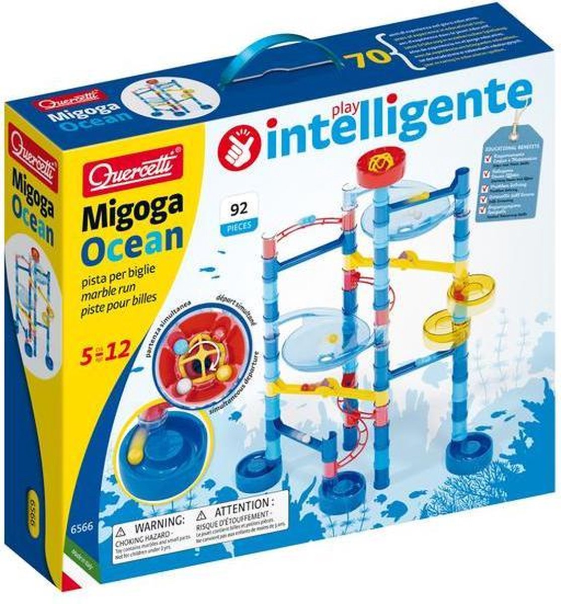 Quercetti Knikkerbaan Migoga Ocean Spinning Junior 92-delig