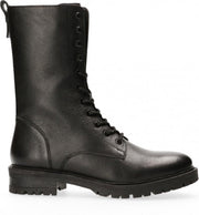 Van Dalen  - 3/4 Veterboot Leer - Womens - Black - 39