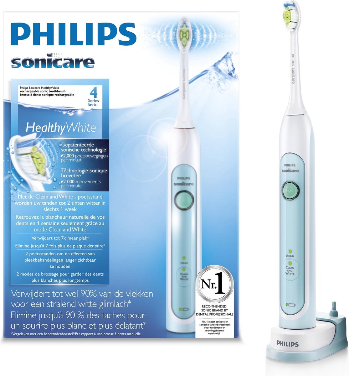 Philips Sonicare HealthyWhite HX6712/43  - Elektrische Tandenborstel - Wit