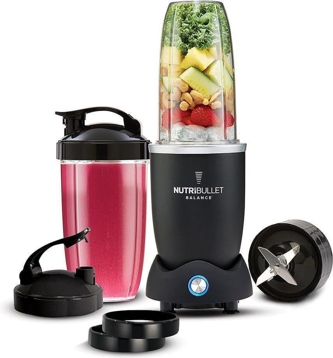 NutriBullet Balance - 9-delig - 1200 Watt - Blender - Zwart