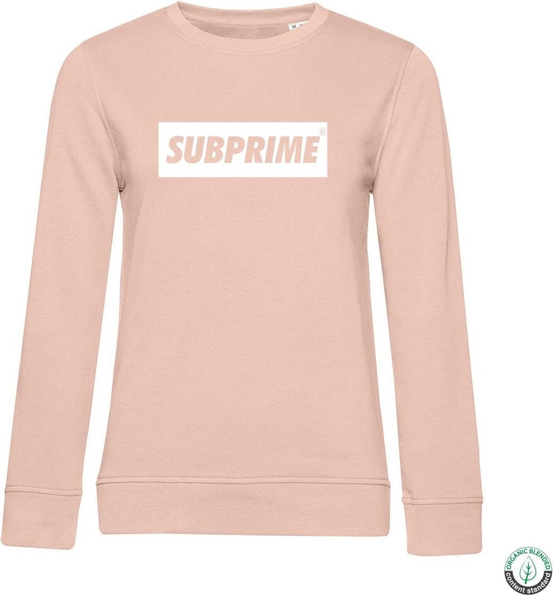 Subprime - Dames Sweaters Sweat Block Roze - Roze - Maat XL