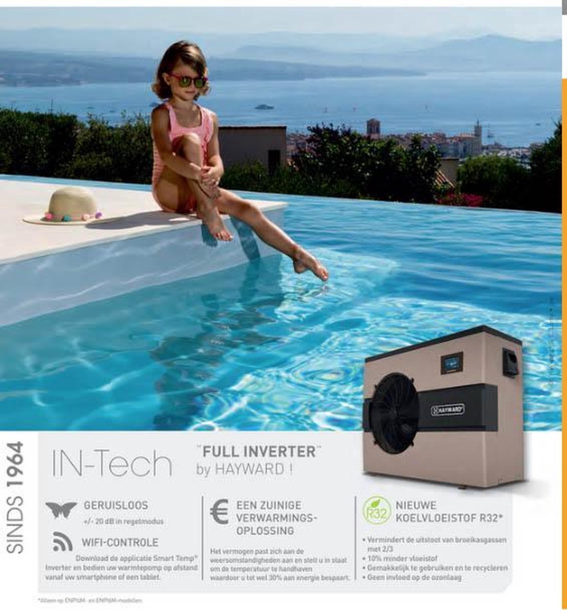 ELPINV 9 Full inverter Zwembadwarmtepomp -9 KW /1F