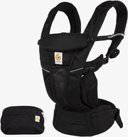 Ergobaby Omni Breeze Baby Draagzak Onyx -  ergonomische draagzak vanaf geboorte