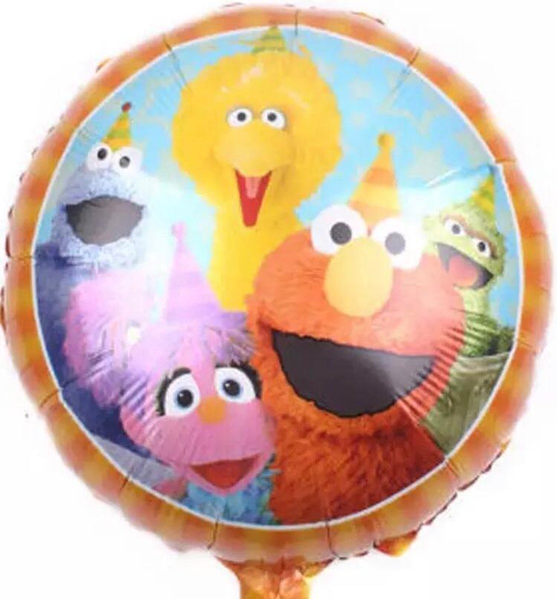 SESAMSTRAAT-NU 1 + 1 GRATIS - 18-INCH-FOLIE-BALLON-PINO-KOEKIEMONSTER-ELMO