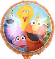 SESAMSTRAAT-NU 1 + 1 GRATIS - 18-INCH-FOLIE-BALLON-PINO-KOEKIEMONSTER-ELMO