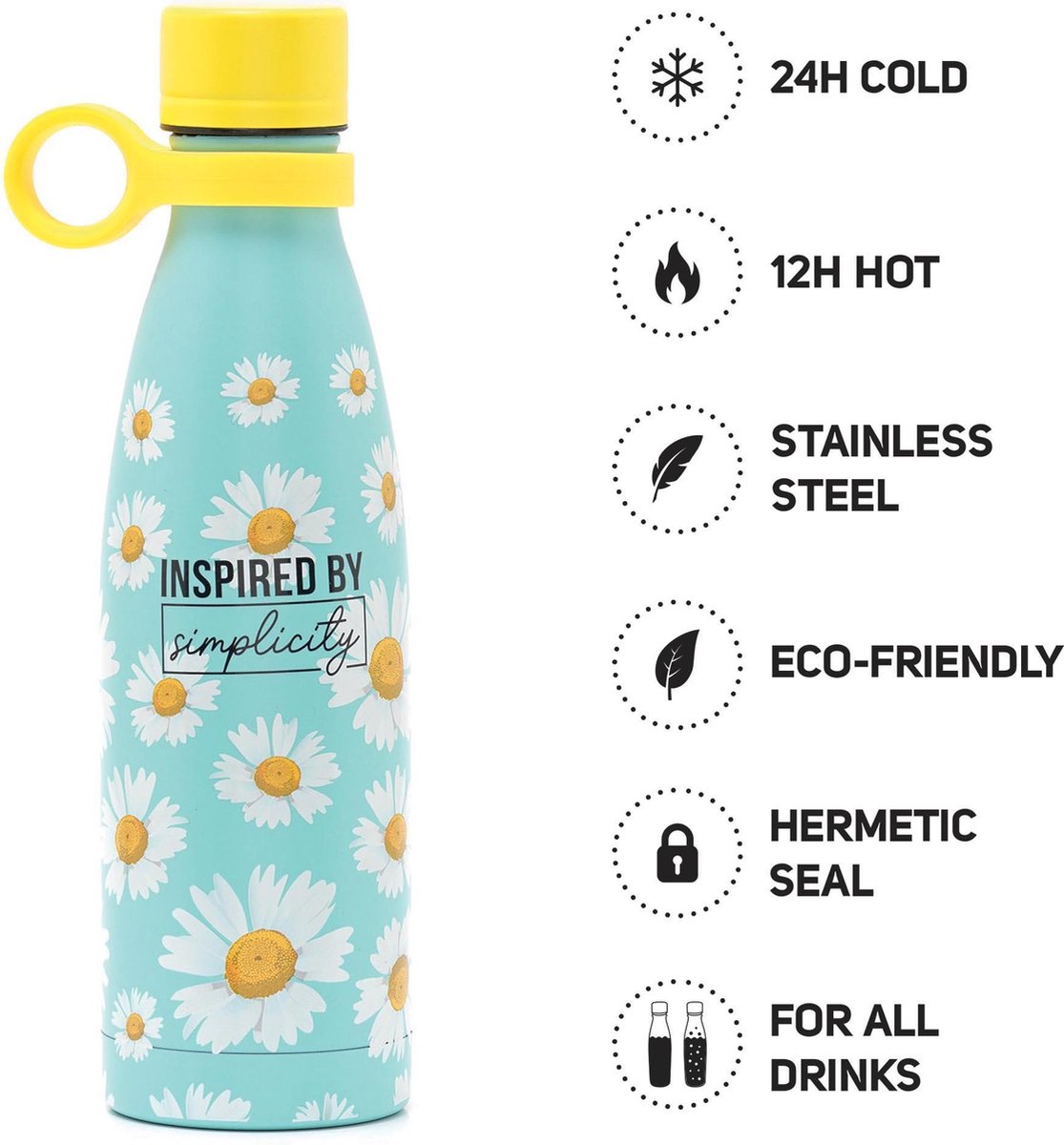 LEGAMI Thermosfles - Hot&Cold - 500ml. - DAISY