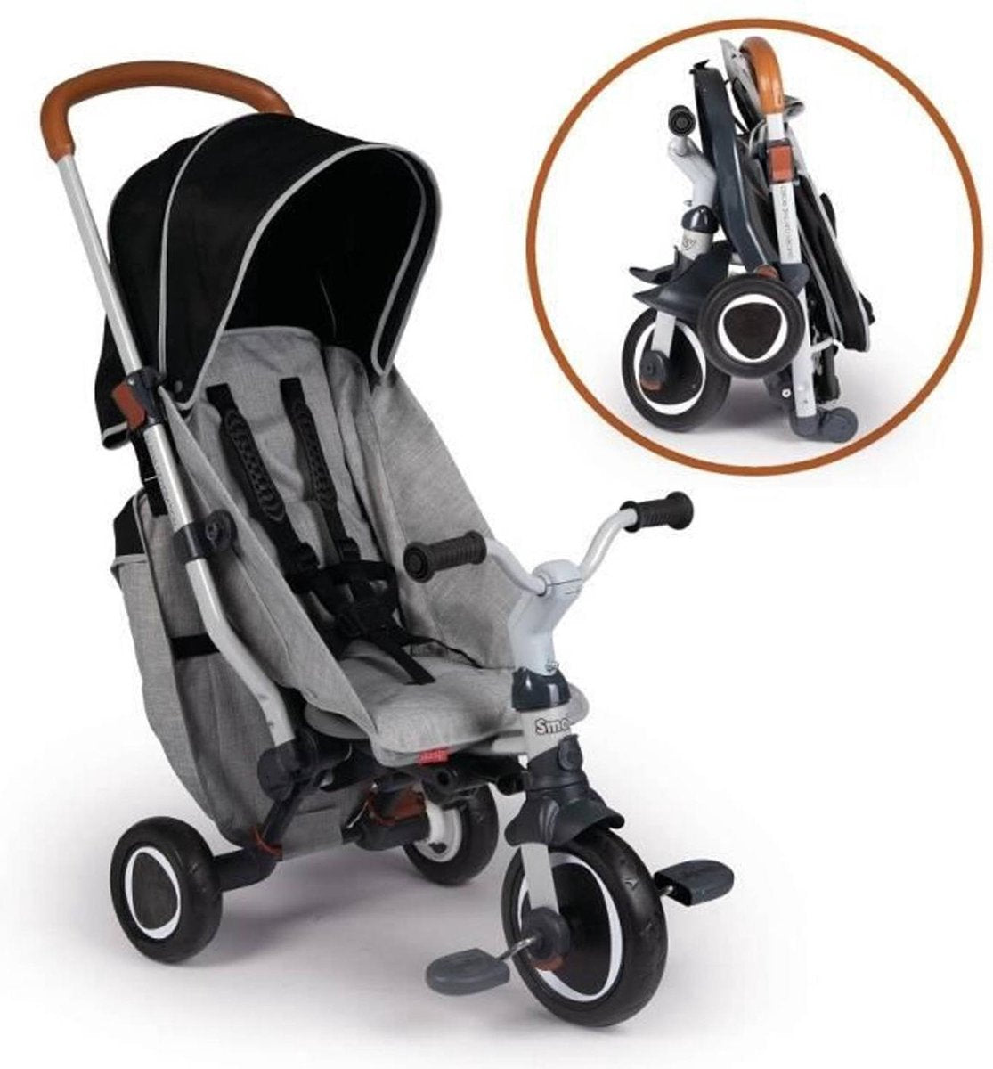 SMOBY Robin Trike - Driewieler - Grijs
