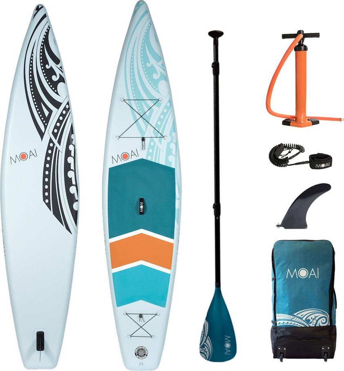 Moai 12'6" Touring SUP Board - Supboard Opblaasbaar - Inflatable