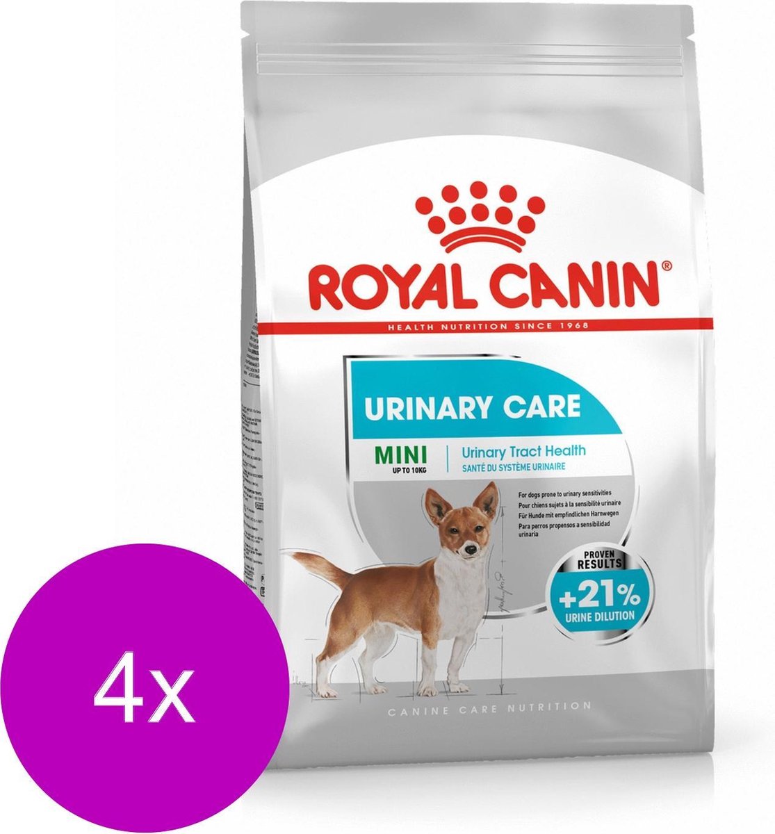Royal Canin Ccn Urinary Care Mini - Hondenvoer - 4 x 1 kg