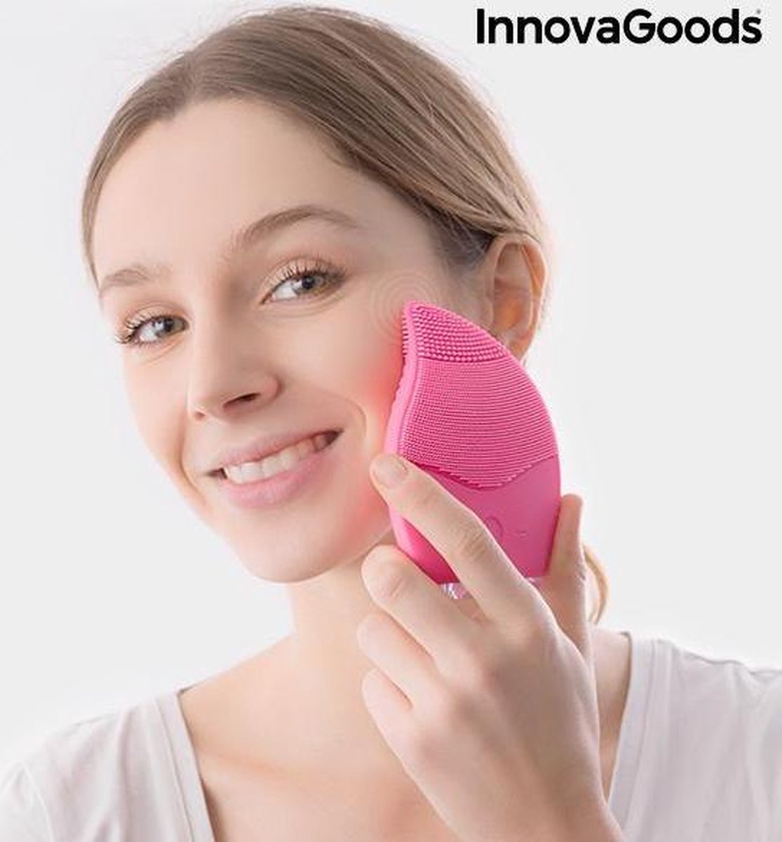 InnovaGoods Oplaadbare Gezichtsmasseur en -Reiniger