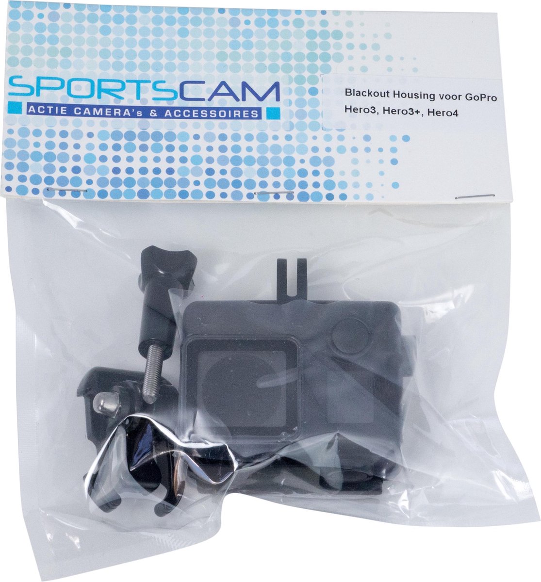 SportsCam Blackout Housing voor GoPro Hero3