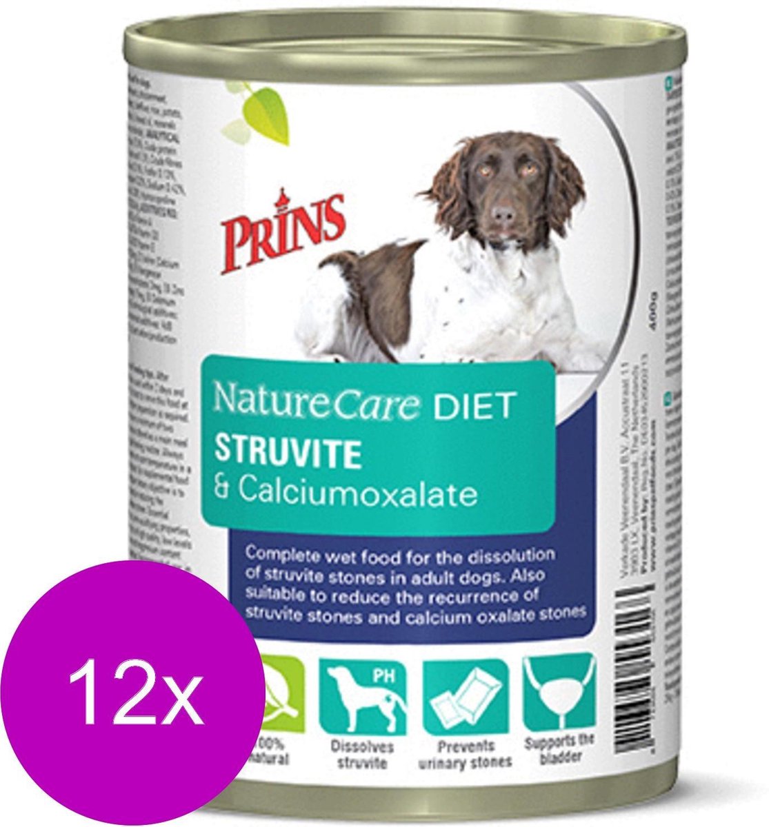 Prins Naturecare Diet Cat Struvite - Kattenvoer - 12 x 200 g