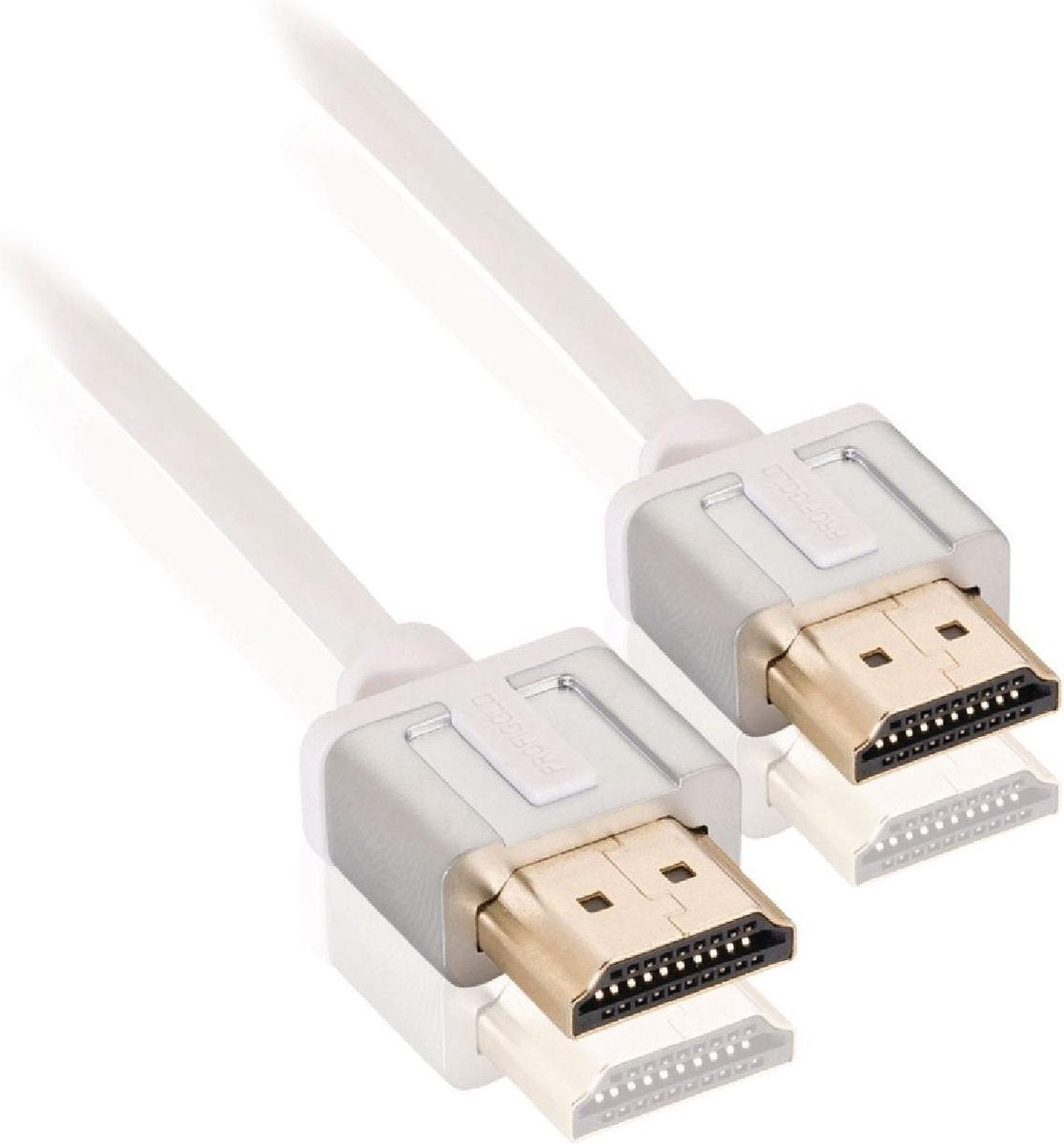 Profigold dunne HDMI kabel - versie 1.4 (4K 30Hz) / wit - 1 meter