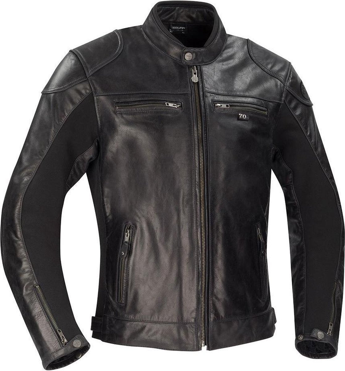 Segura Kroft Black Leather Motorcycle Jacket M