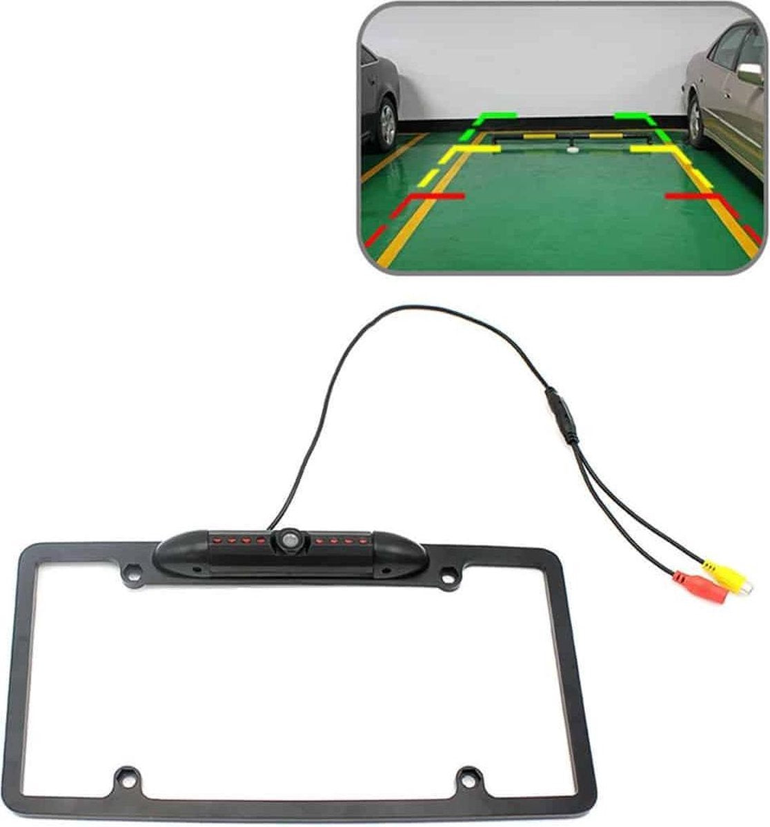 PZ422 Amerika auto nummerplaat frame 120 graden achteruitrijcamera