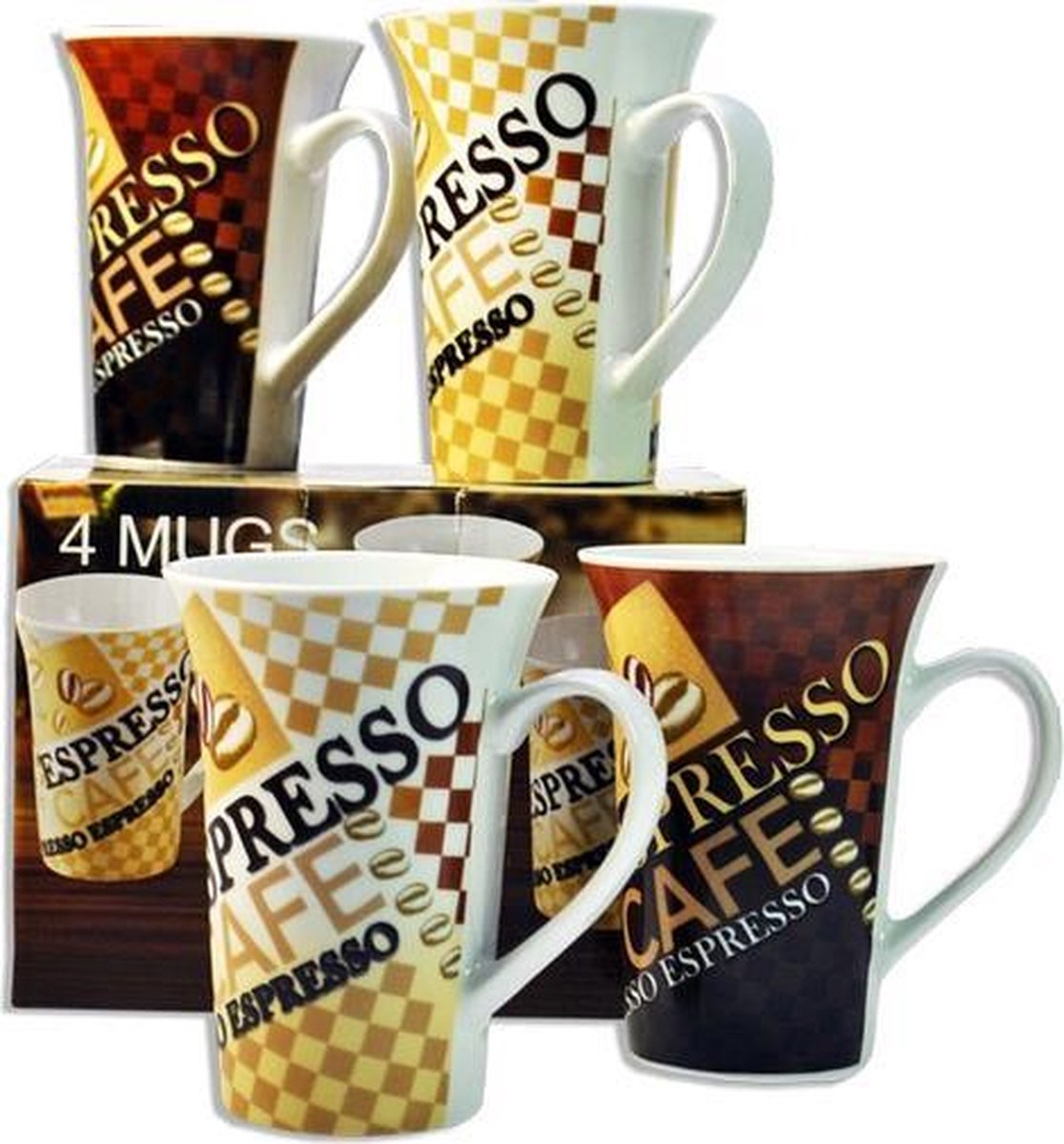 dsm Koffie- & Theeglazen print