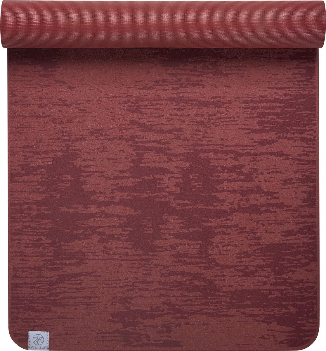 Gaiam Insta Grip Sunset Yoga Mat - Rood - 173 X 61 X 0.6 Cm