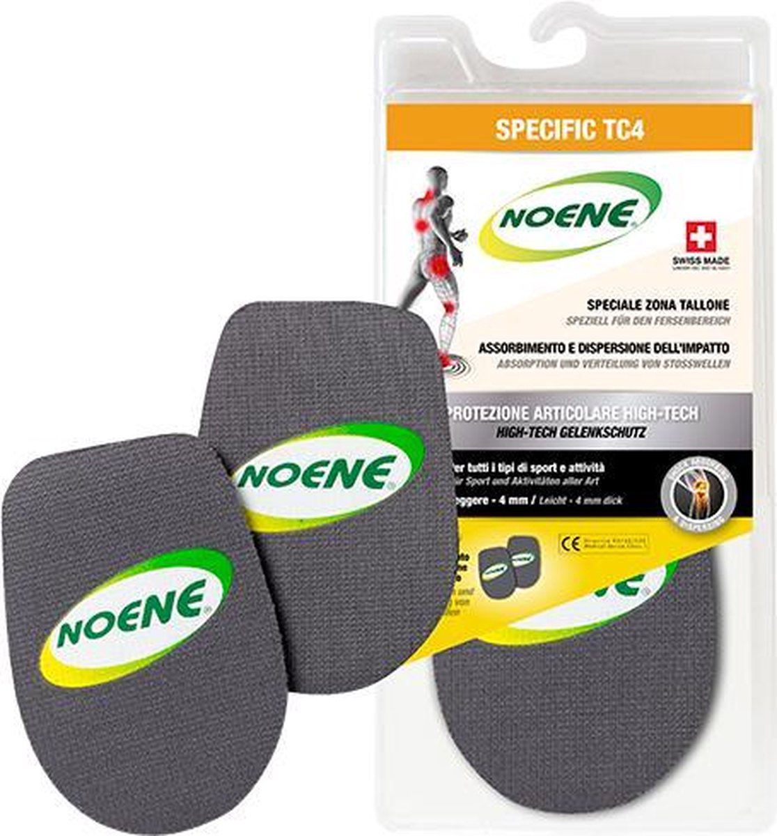 NOENE Schokdempende hak - Beschermend - 38/40