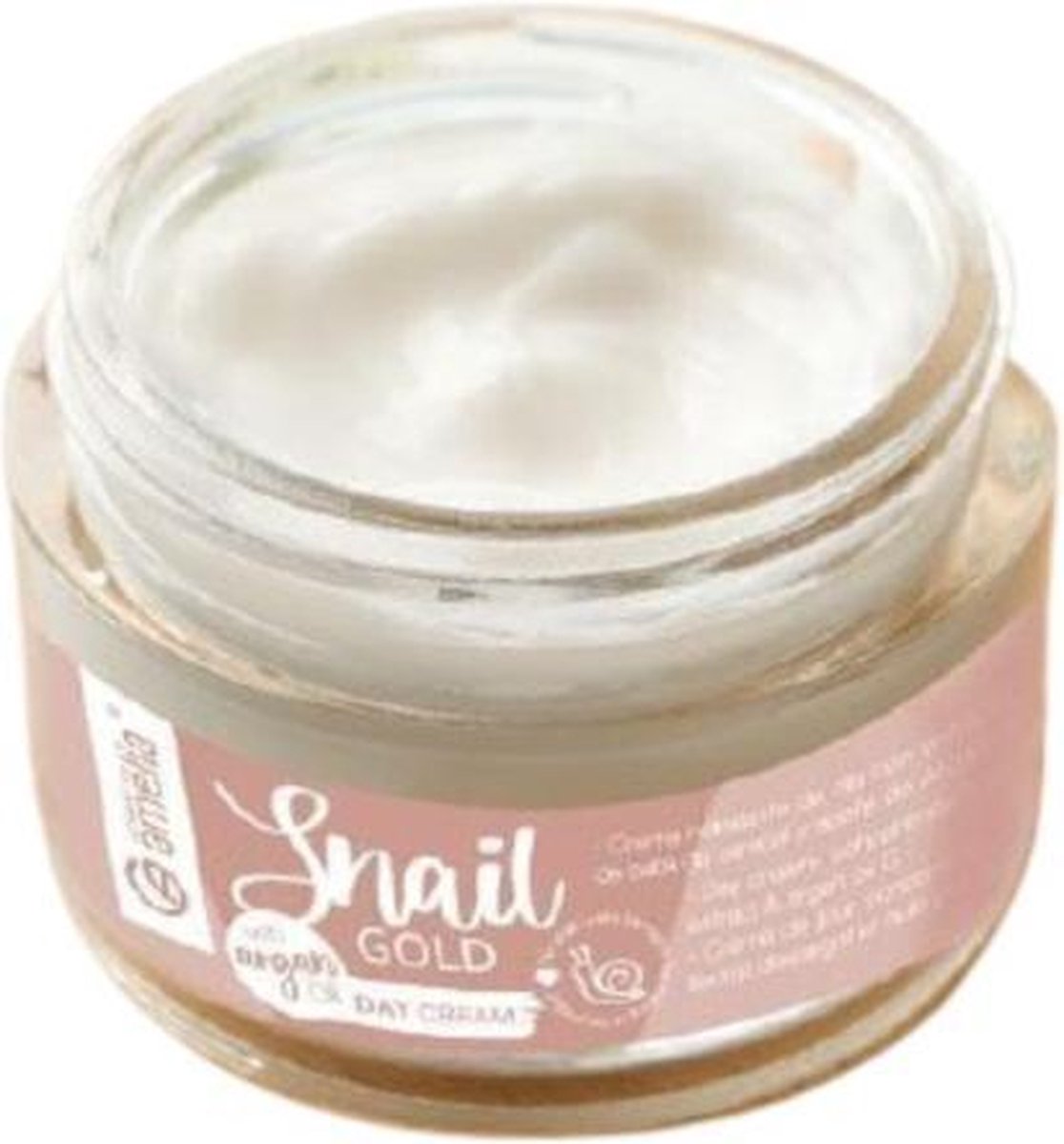 Amelia Cosmetics Dagcrème Snail Gold Dames 50 Ml Vegan Wit
