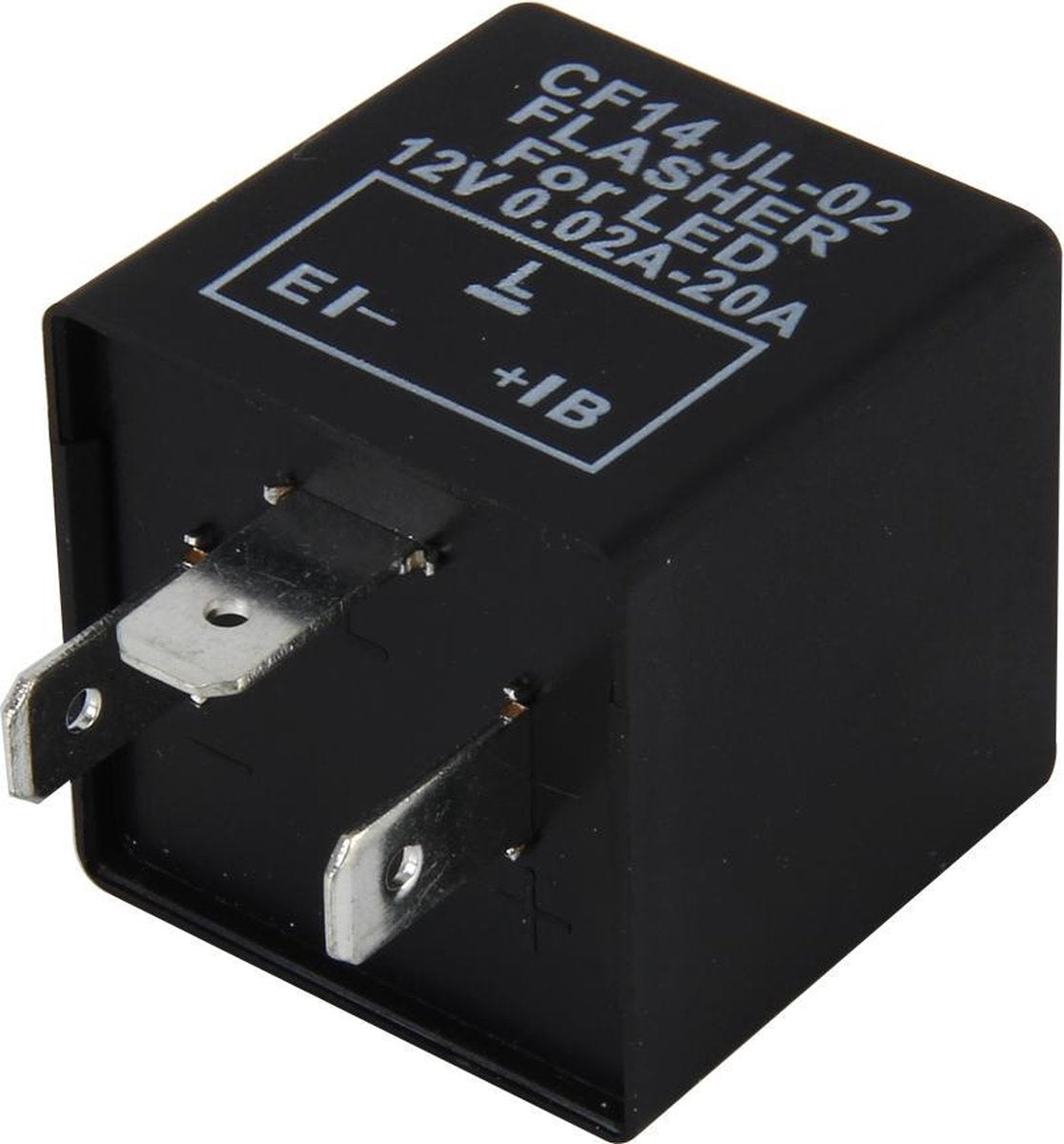 CF14 JL-02 Flasher voor LED Auto-styling LED Richtingaanwijzer 3-pins Autoflaserrelais Fix Hyper Flash Algemeen Lamp-LED-lichtrelais voor Europese auto's