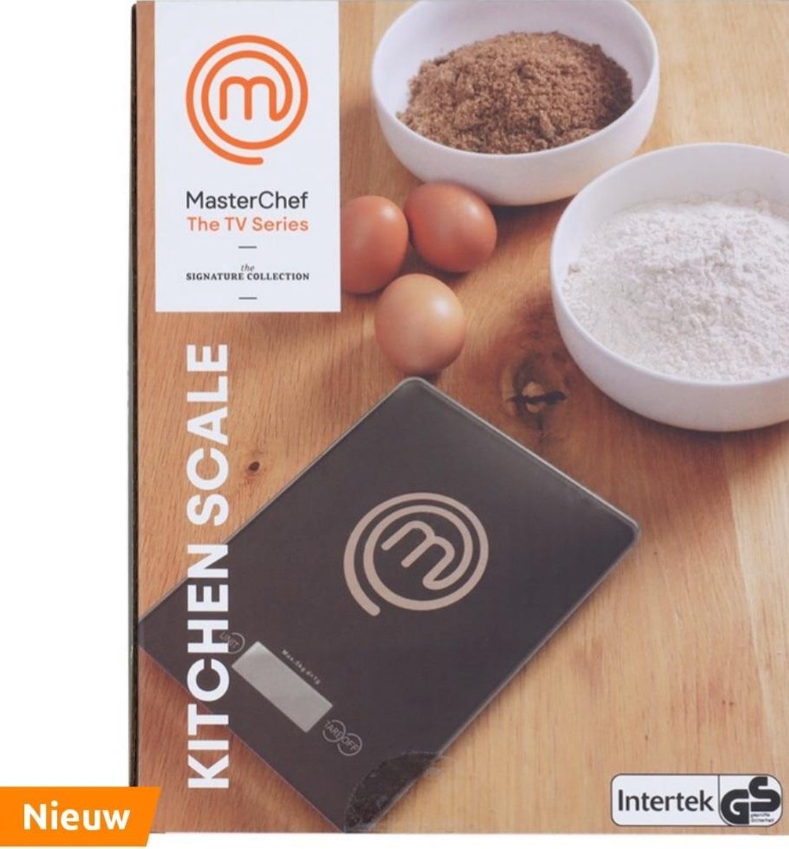 MasterChef Kitchen Scale- keukenweegschaal Zwart