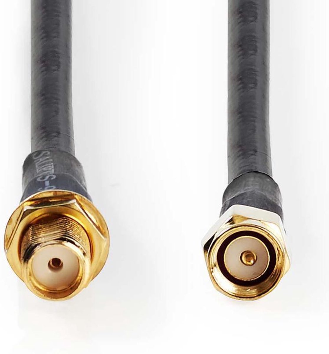 Antennekabel HSR-200 | SMA Male - SMA Female | 5.0 m | Zwart