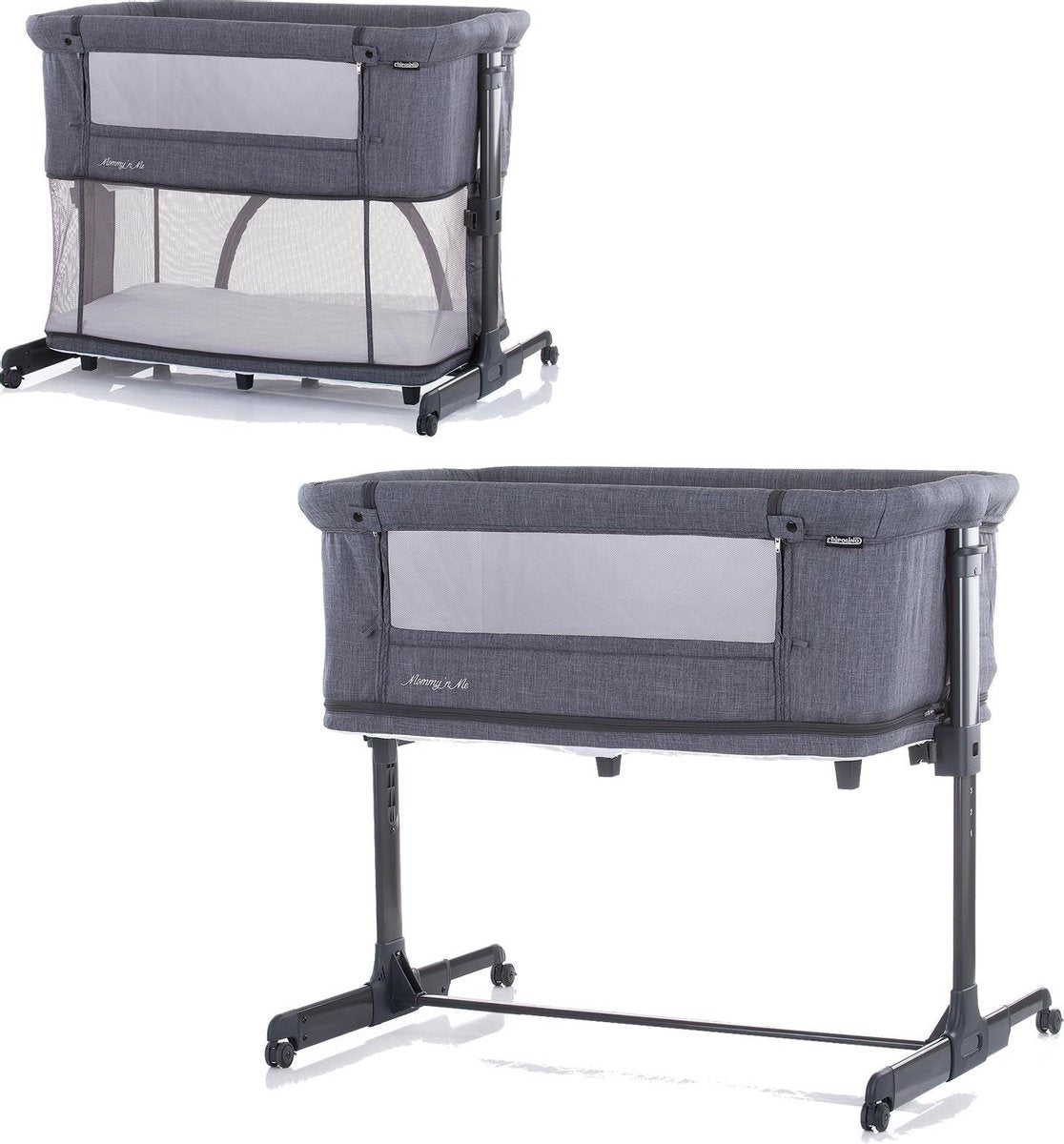 Co-sleeper Mommy 'n Me 2 in 1 antraciet Chipolino