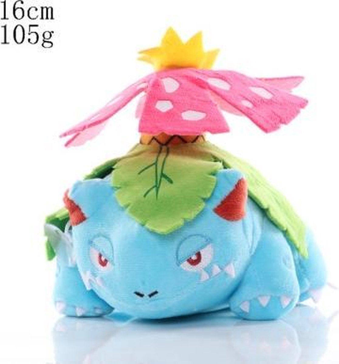 Venusaur Pokémon Knuffel | Pluche | 16CM | pokemon | Ash Ketchum | Oak | Battle Royal | Evolutie | HP | Mega Evolution | Pokédex | Trainer | Pokéball | Shiny | Type | Badges | Poké battle | Team Rocket