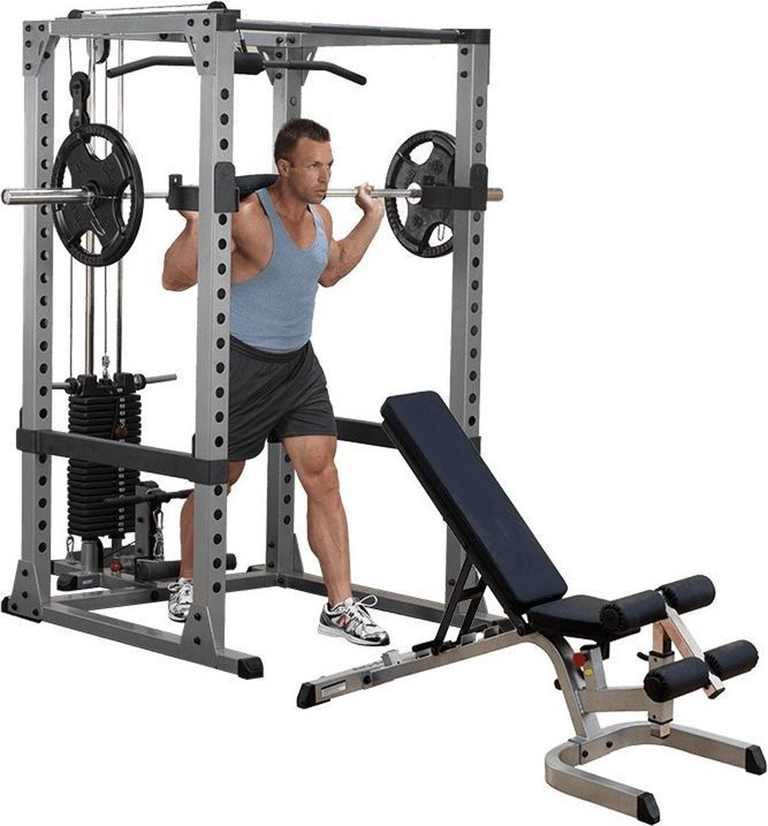 GPR378FB Power Rack Full option met trainingsbank