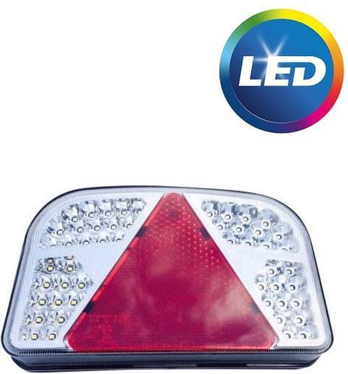 LED achterlicht met alle functies - 244x149x48 mm - links